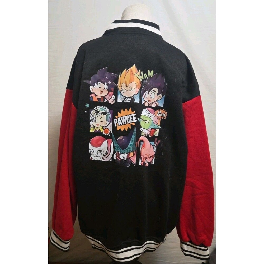 Dragon Ball Z Shenron Varsity Jacket Bomber Size XL NWOT NEW Vintage 2000s Y2K